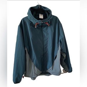 Adidas mens durable lightweight hooded jacket large 23 inches across sho…